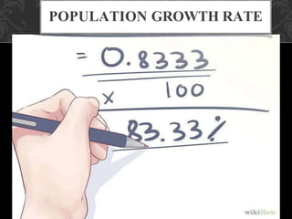 POPULATION GROWTH RATE
 