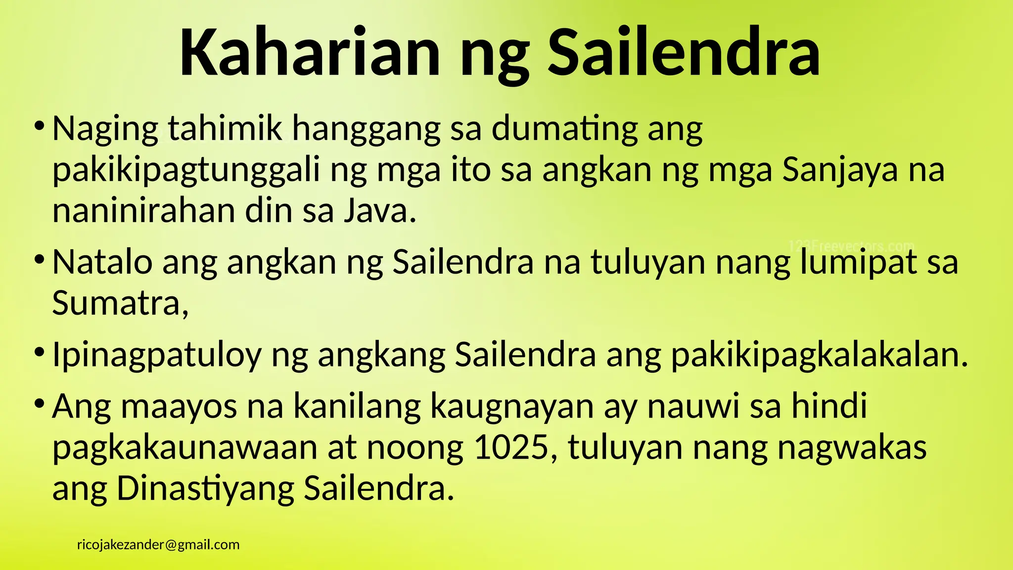 Sailendra Java AP 7 Q1 6 Napahahalagahan ang ugnayan ng heograpiya at sinaunang ...