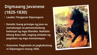 Digmaang Java AP 7 Q2 Week 4.araling panlipunan for grade 7 | PPTX