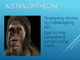 Araling Panlipunan - Mga Sinaunang Tao sa Daigdig | PPTX