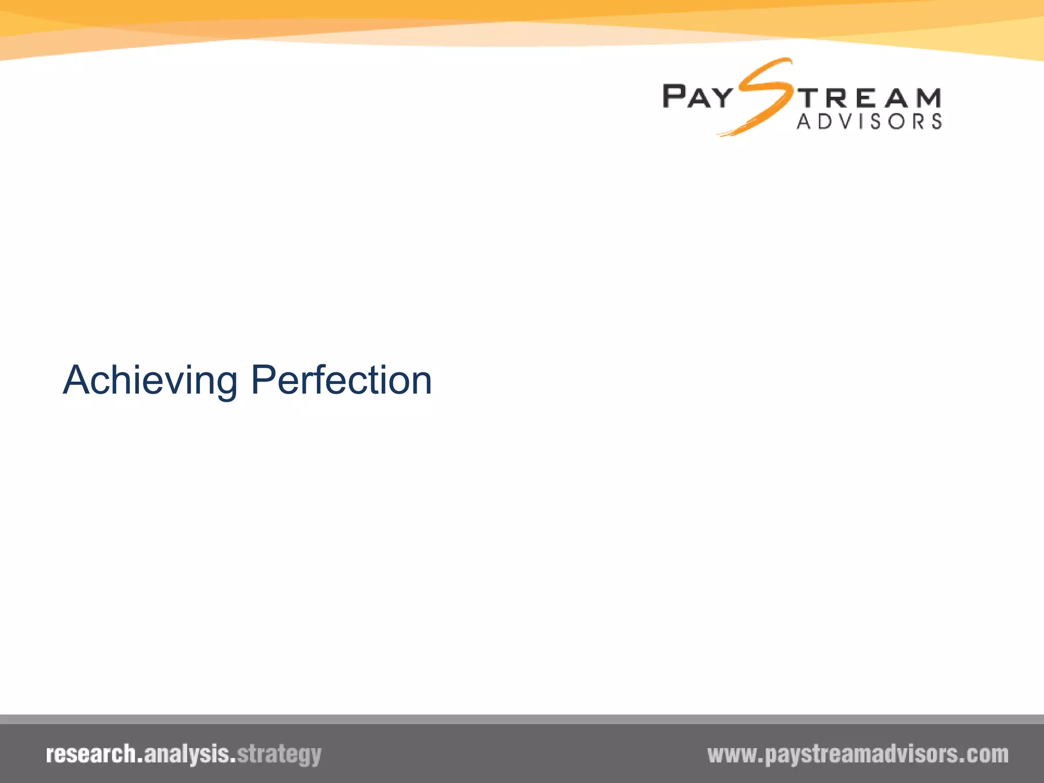 Achieving Perfection
 