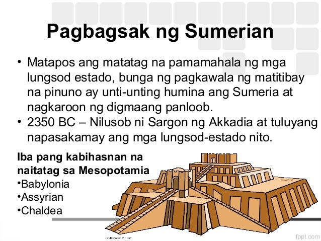 Kabihasnang Mesopotamia At Iba Pang Sibilisasyon Sa Kanlurang Asya