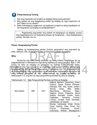 K to 12 Grade 9 AP LM module draft | PDF