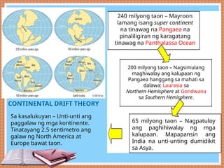 Araling panlipunan 8 Mga Kontinente.pptx
