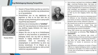 Ang Makabagong Ideyang Pampolitika
 