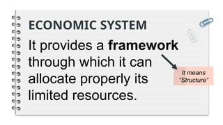 Lesson 1: Allocation and Economic Systems | PPTX