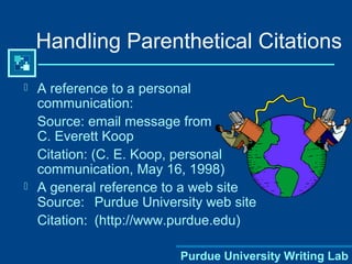 APA format | PPT