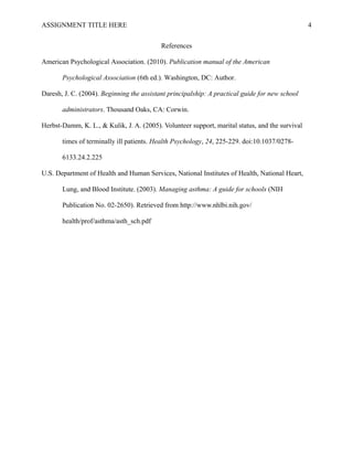 Apa abstract deals