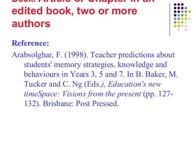 Apa 6th edition book reference picture