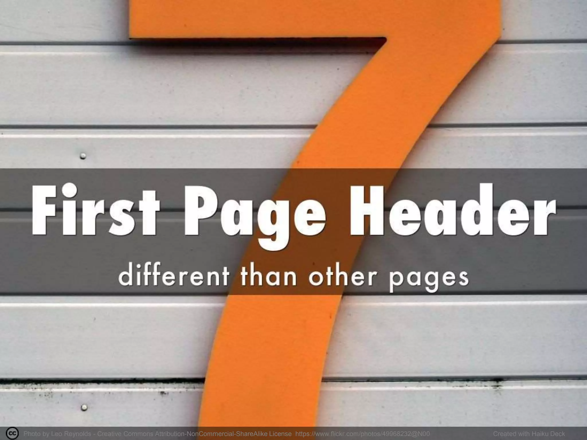 Photo by Leo Reynolds - Creative Commons Attribution-NonCommercial-ShareAlike License https://www.flickr.com/photos/49968232@N00 Created with Haiku Deck
 