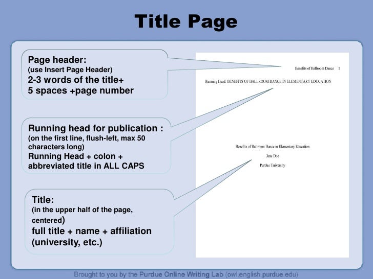 Apa Citation Guide