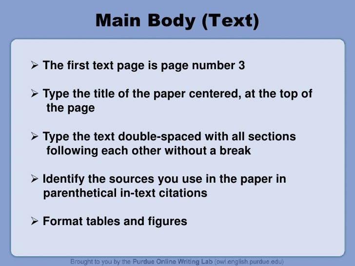 apa citation guide apa format main body example