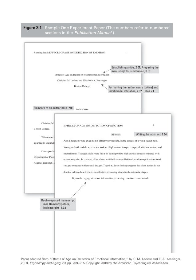 apa corrected sample papers by apa org sample papers written in apa format