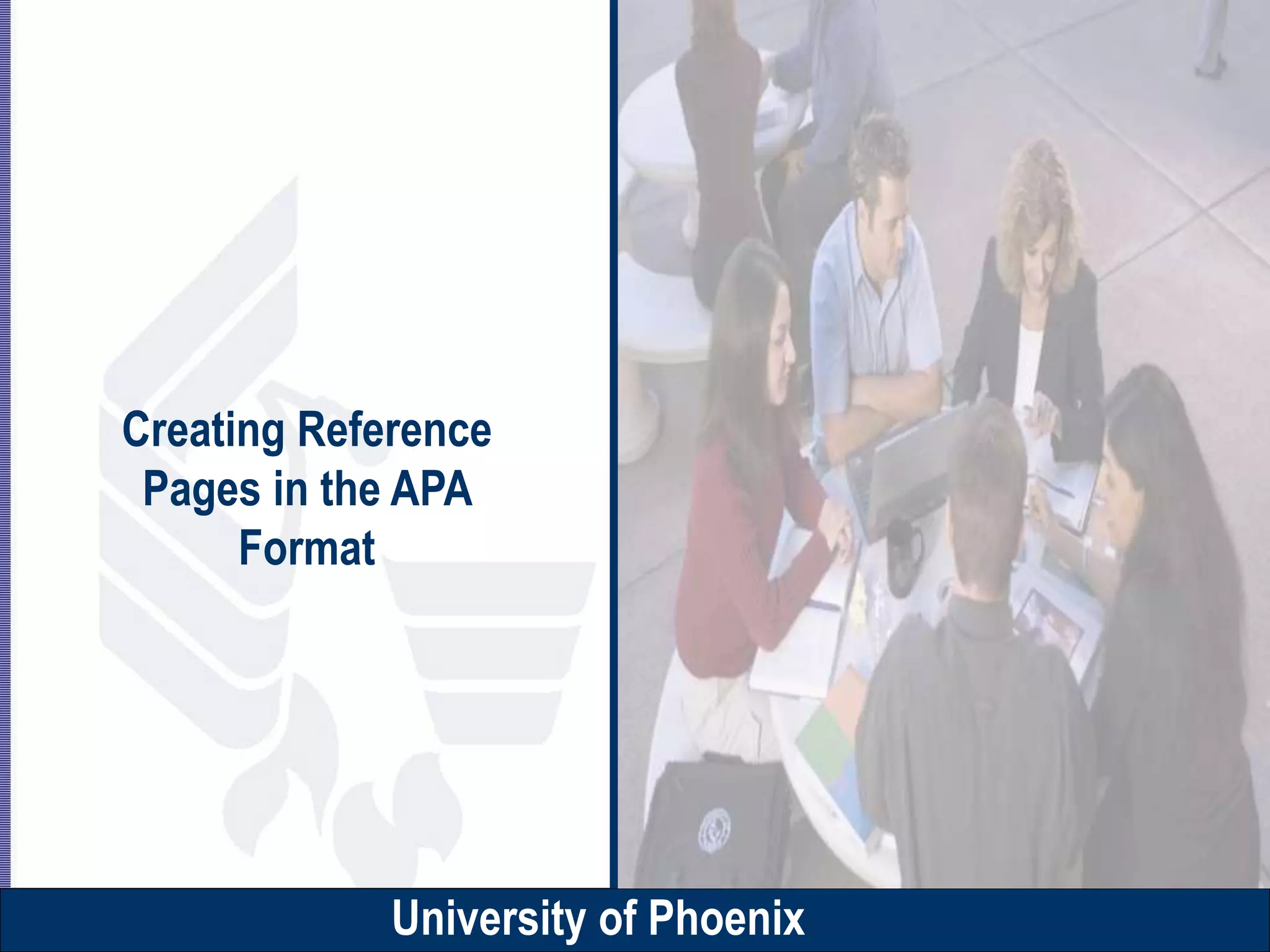 Creating References