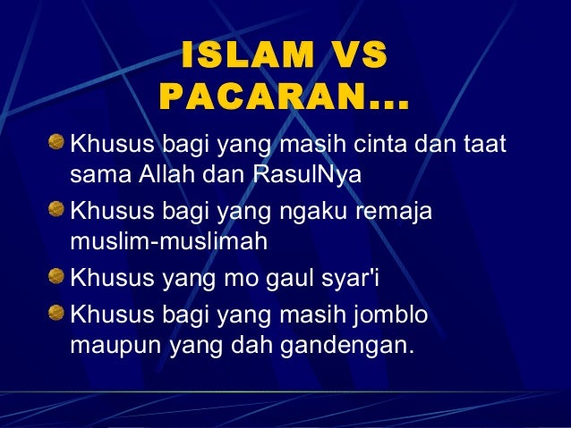 Kata Kata Gaul Islam