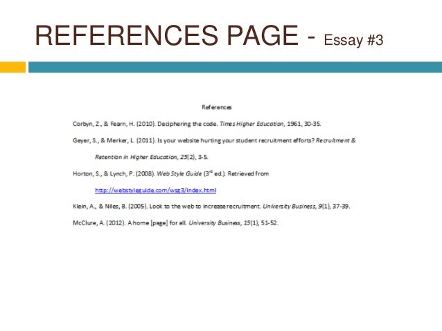 reference page for essays Our apa website reference generator is a free tool that allows users to automatically create apa references for pages on the world wide web. reference page for essays Our apa website reference generator is a free tool that allows users to automatically create apa references for pages on the world wide web.
