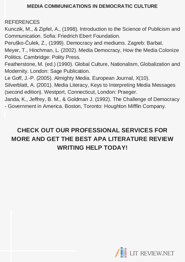 apa format lit review example literature review example apa format