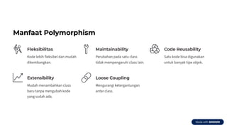 Polymorphism adalah konsep dalam OOP (Object-Oriented Programming) di ...