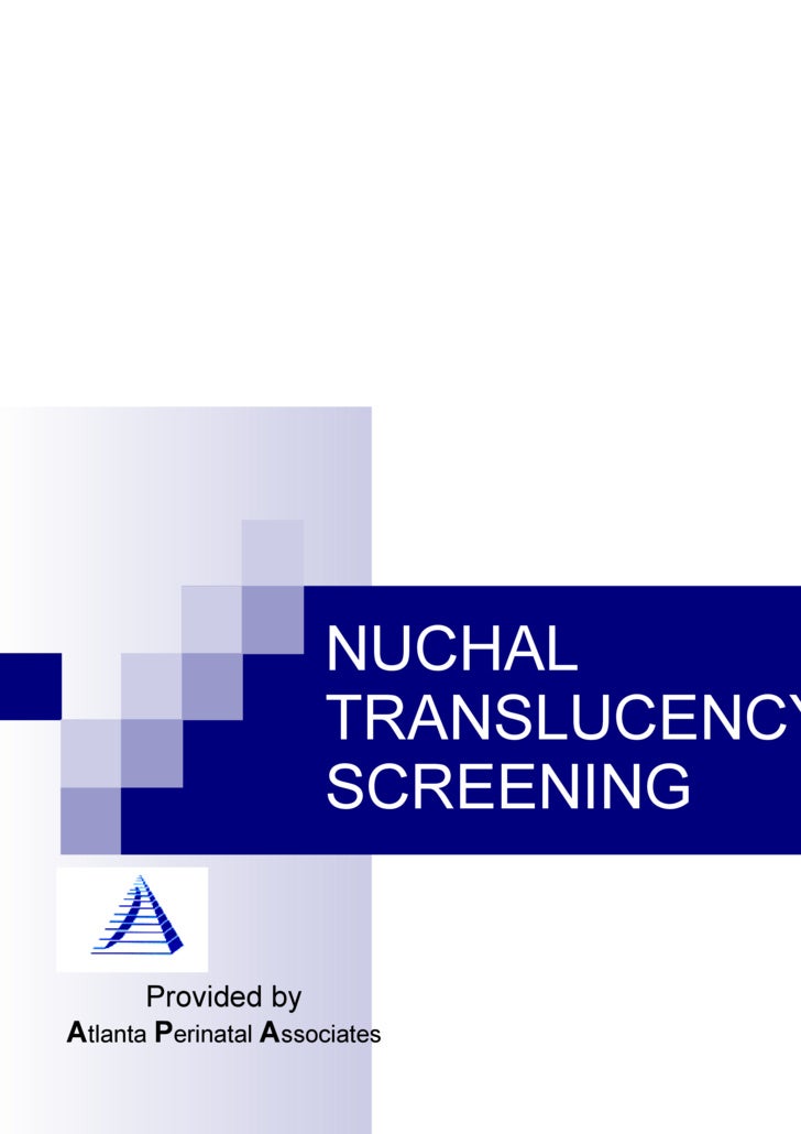 sequential screening with nuchal fold translucency sequential screening with nuchal fold translucency