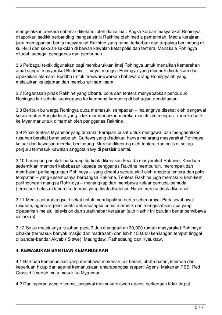 Apa Sebenarnya Yang Berlaku Terhadap Masyarakat Rohingya?
