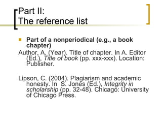 Apa Citation Style