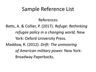 Apa style citations | PPTX