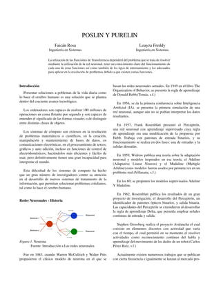 Función de Activación POSLIN y PURELIN | PDF