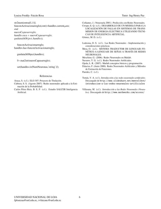 Función de Activación POSLIN y PURELIN | PDF