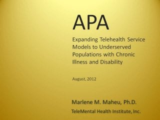 Apa 2012 Chronic Illness & Disability