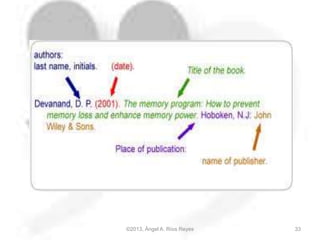 ©2013, Ángel A. Ríos Reyes 33
 