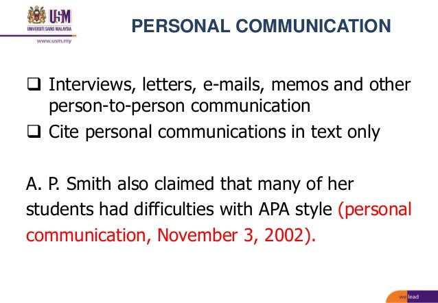 APA 6th Citation Style