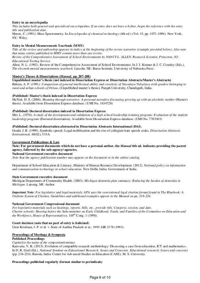 apa 6th ed ready reckoner by v k kanvaria