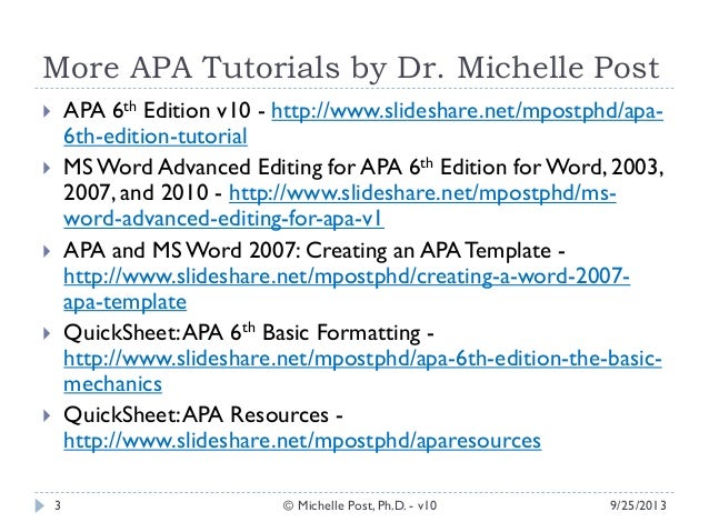 Apa 6th edition editor