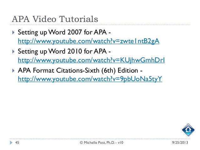 The best written phd dissertations in apa style youtube