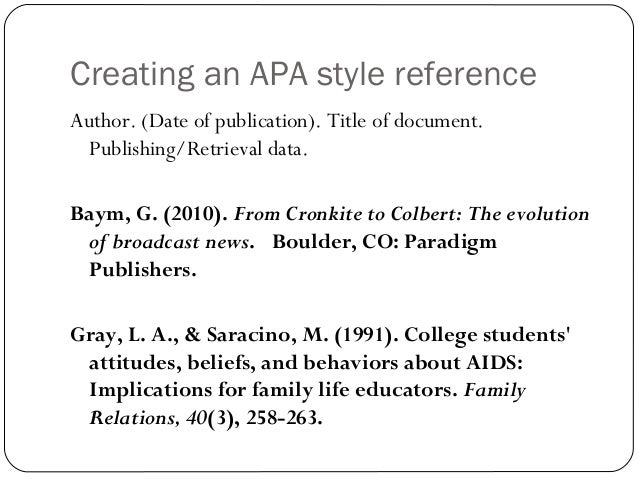 are research articles italicized apa