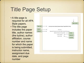 APA Manual 7th Edition - prerelease essentials | PPTX
