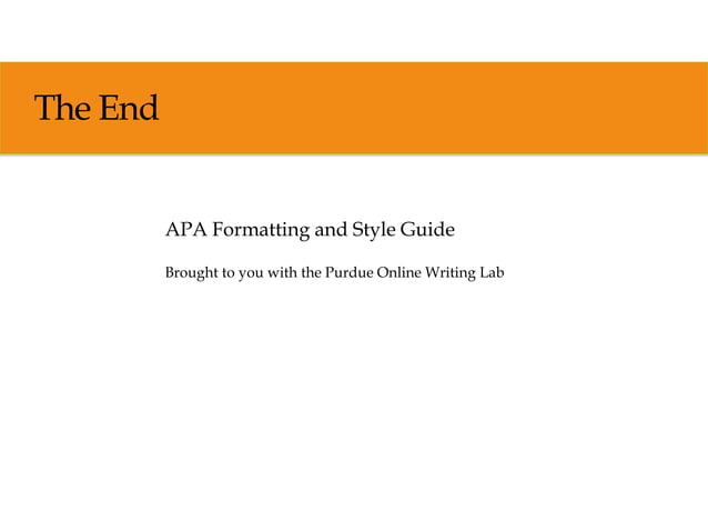 APA (7th Edition) Formatting and Style Guide | PPT | Educational ...