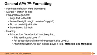 APA 7th Edition: Essential Rules for Formatting, Citation, and ...