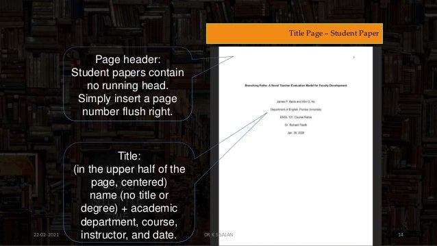 Apa 7 Th Style Manual