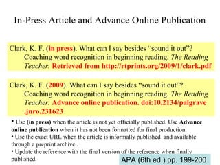 Apa advanced lr | PPT