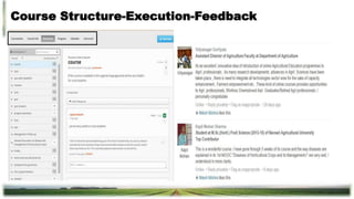 Course Structure-Execution-Feedback
 
