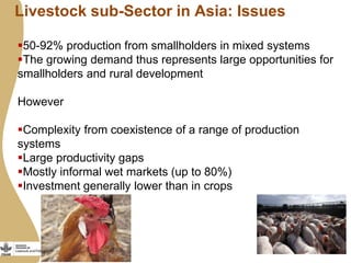 The opportunities and challenges for livestock and aquaculture research for development in Asia