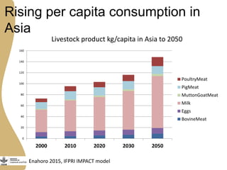The opportunities and challenges for livestock and aquaculture research for development in Asia