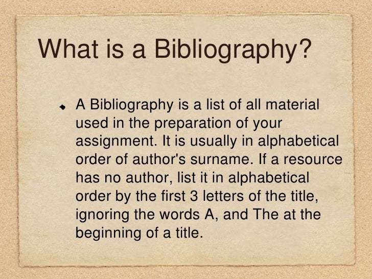 APA bibliography ppt