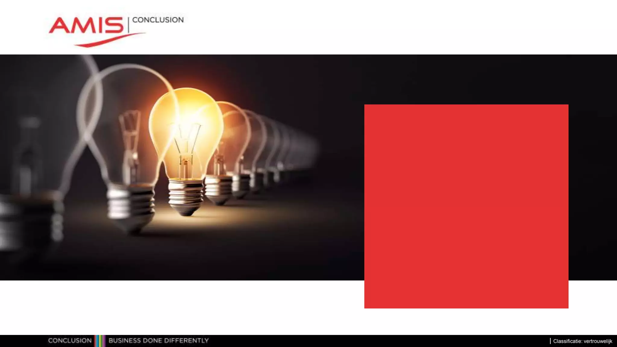 Classificatie: vertrouwelijk 