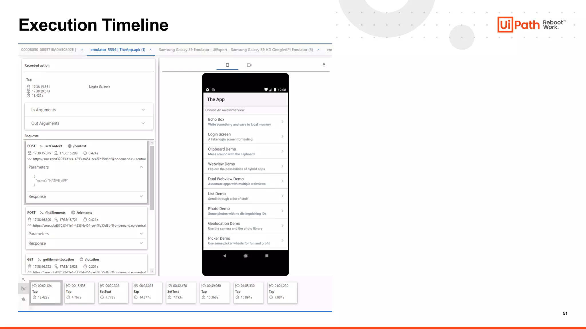 51
Execution Timeline
 