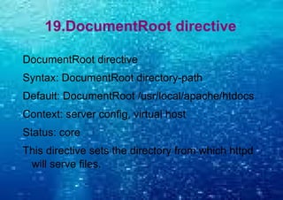Apache Presentation | PPT