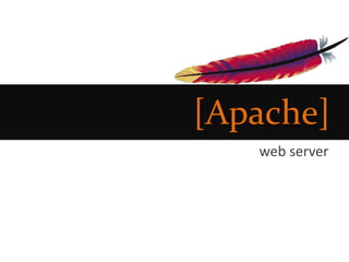 [Apache]
   web server
 