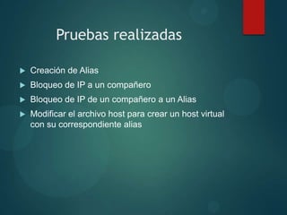 Apache practica | PPTX