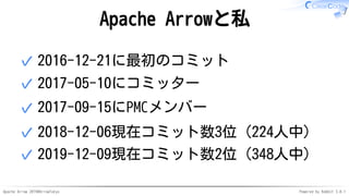 Apache Arrow 2019 | PDF